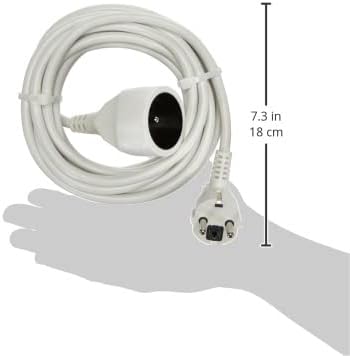 Rallonge Prolongateur électrique 3m/5m/10m 16A - section 3G1,5 mm², Blanc