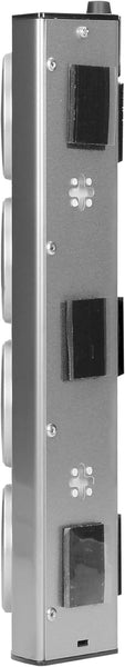 Bloc Multiprise de Cuisine à câbler en acier inoxydable, 4 Prises Françaises 16A 2P+T