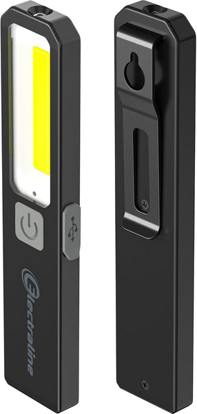 Lampe de poche LED, 200+100lm, 5700K, en Aluminium, Aimant, Batterie 450mAh