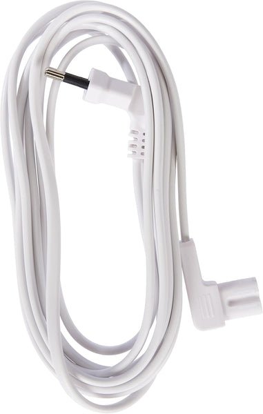 Câble d'alimentation Audio, vidéo, Radio, Sonos Play, Coudé fiche euro vers prise double femelle Type C7, Longueur 1M/1.8M/ 3M, Blanc