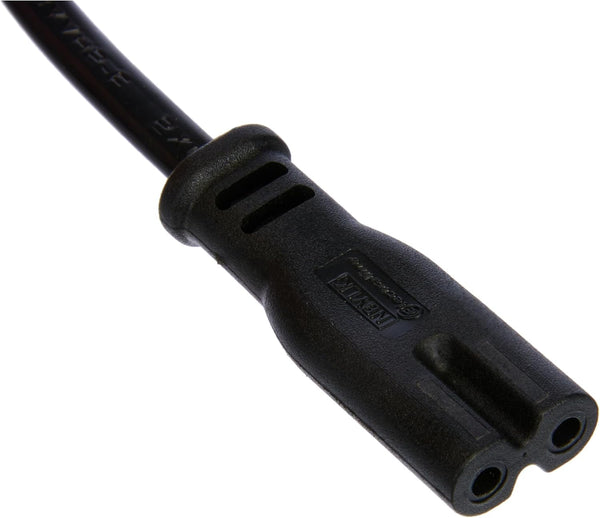 Câble d'alimentation standard PC EU vers C7, câble de réseau PC IEC vers C7 2 M, H03VVH2-F 2 x 0,75, 250 V, mâle/femelle