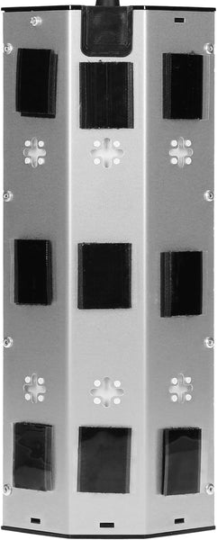 Bloc Multiprise de Cuisine à câbler en acier inoxydable, 4 Prises Françaises 16A 2P+T