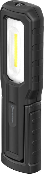 Lampe torche LED IP54, 700+100lm, 5700K, crochet, aimant, batterie 2000mAh, recharge USB-C (câble inclus)