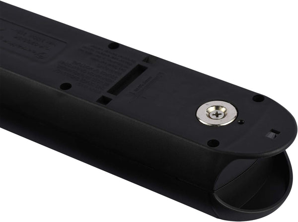 Bloc Multiprises Professionnel de Travail avec 2 aimants pour Fixation, 5 Prises 16A, Câble 3m, H05VV-F 3G1.5 mm², Noir