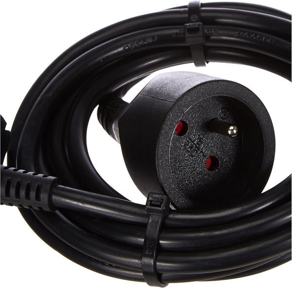 Rallonge Prolongateur électrique 3m/5m/10m, 16A - section 3G1,5 mm², Noir
