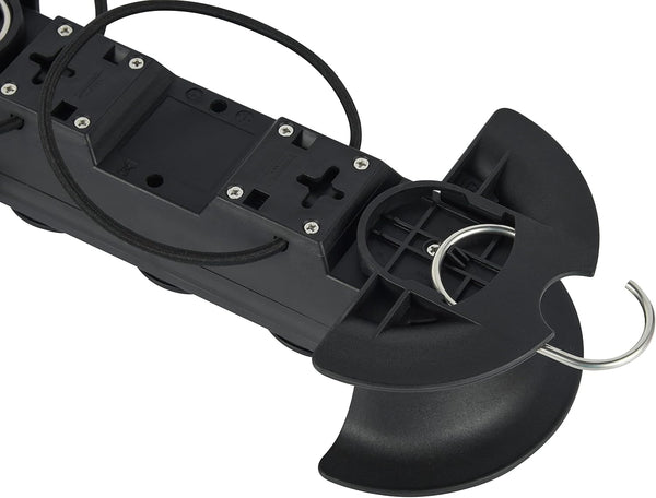 Bloc Multiprises Étanche Professionnel Outdoor avec Rallonge électrique 10m, 3 Prises 16A, Câble 10m H05RR-F 3G1.5, IP44 IK09 ultra-robustes, idéal pour chantiers, garages et jardins