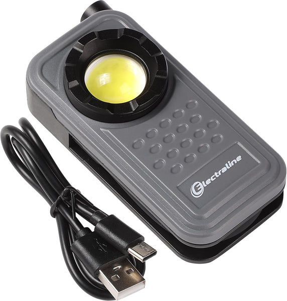 Lampe d'inspection LED 60 W, bras flexible 600 lm, Rechargeable par câble USB-C (inclus), IP65
