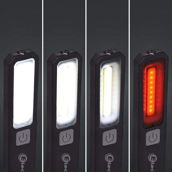 Lampe de poche LED, 200+100lm, 5700K, en Aluminium, Aimant, Batterie 450mAh