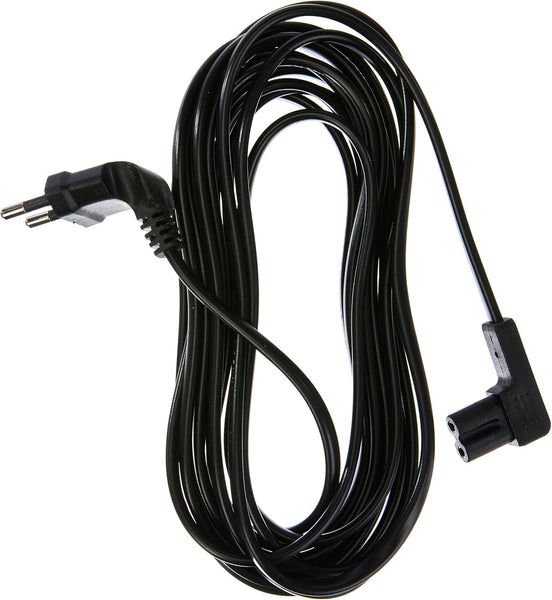 Câble d'alimentation Audio, Vidéo, Radio, Sonos Play, Coudé fiche euro vers prise double femelle Type C7, Longueur 1M/1,8M/3M/5M, Noir